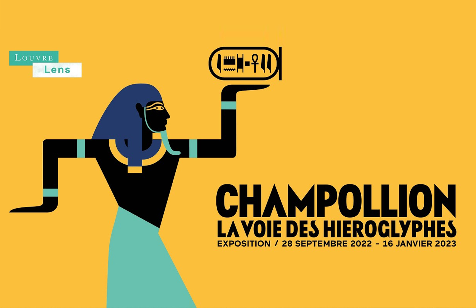 “CHAMPOLLION, the Egyptian” showcased in two prestigious French museums: the Louvre-Lens and the Louvre Museum