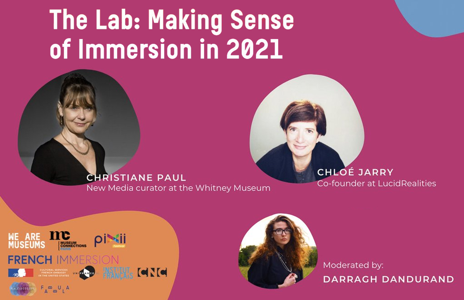 Chloé Jarry, CEO of Lucid Realities, will be participating to « The Lab: Making sense of Immersion in 2021 »
